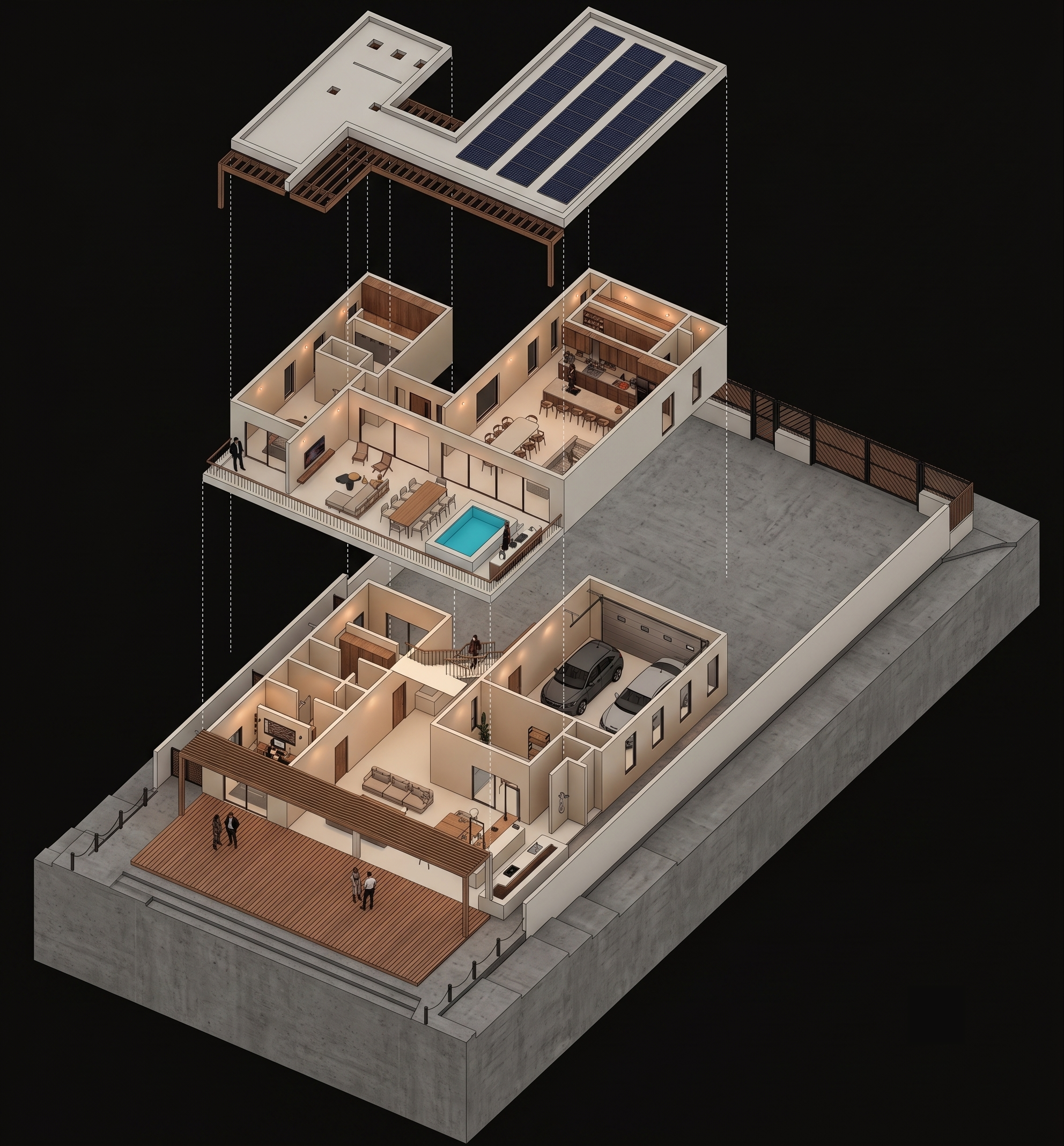 3D visualization step-by-step BIM walkthrough
